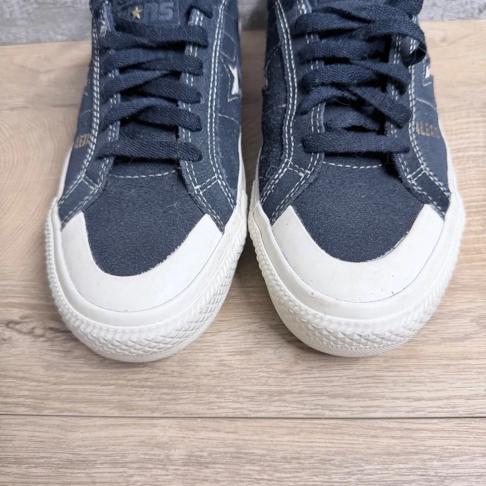 Converse One Star Alexis Sablone Women 9.5 Navy Blue Suede Skate Shoes Pro Model